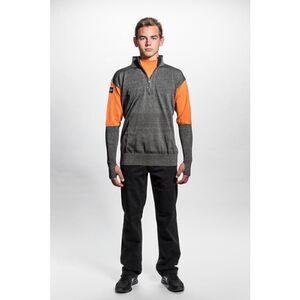 Tuff N Lite Men’s Keep Pullover 10″ Zipper Neck Zone Safety Cool Mesh Back and T